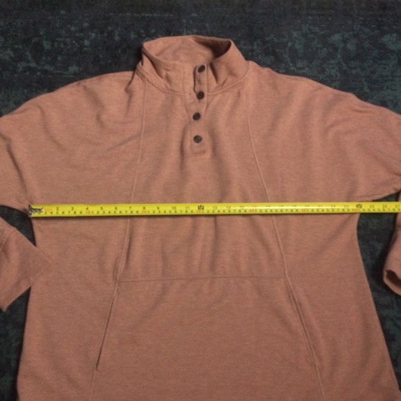 Cuddl Duds 2X Women's Cozy Henley Mock Neck Top Sweatshirt Pink - Picture 9 of 11